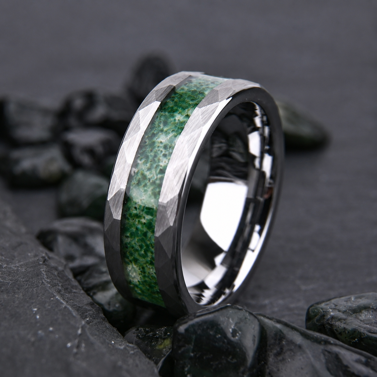 Evergreen Stone Ring by Rose & Oliver, alternate product view