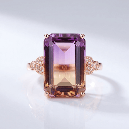 Rose Gold Ametrine Ring by Rose & Oliver - product image 1