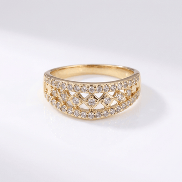Gold Pave Band Ring by Rose & Oliver - product image 1