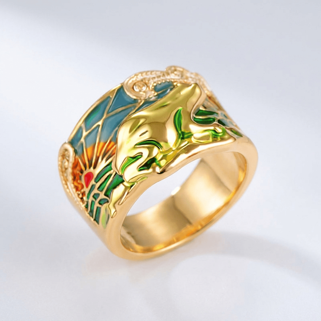 Anel Rose Gold Timeless Ornate da Rose & Oliver com detalhes elegantes e acabamento refinado.