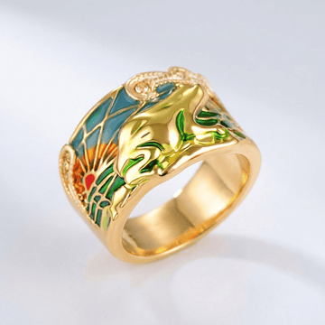 Anel Rose Gold Timeless Ornate da Rose & Oliver com detalhes elegantes e acabamento refinado.