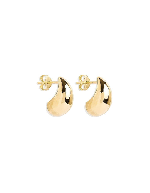 Brincos de gota dourados Mato™ da Rose & Oliver, com design elegante de brincos de argola em ouro.