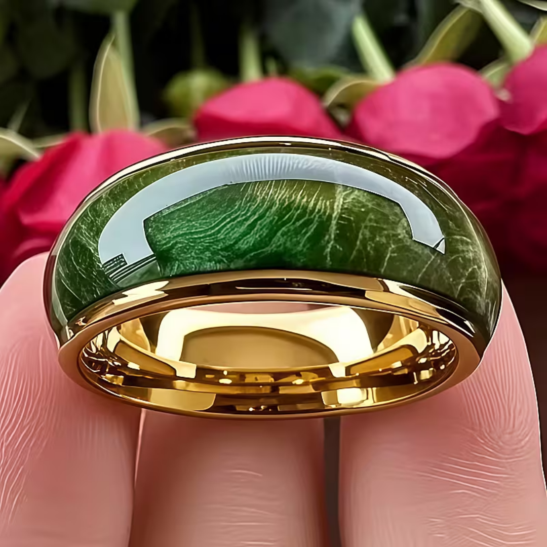 Emerald Crown Ring by Rose & Oliver, main product view