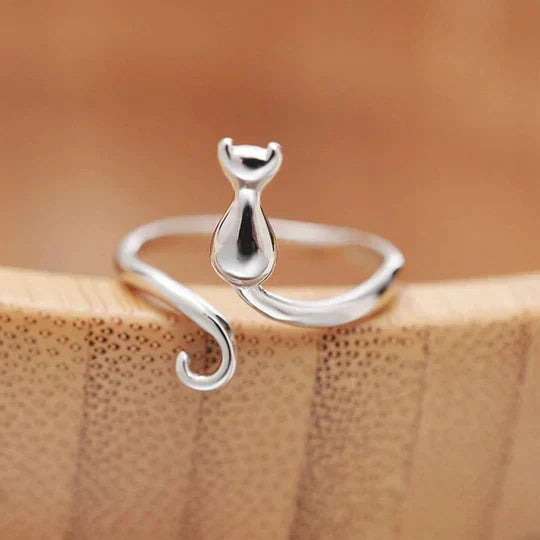 Boyle™ | Open Vintage Cat Ring by Rose & Oliver - product image 1