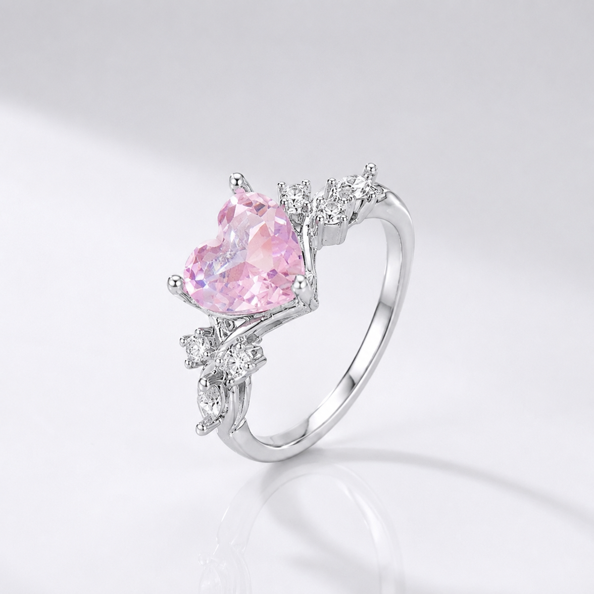Pink Zirconia Sakura Dream Ring by Rose & Oliver, main product view