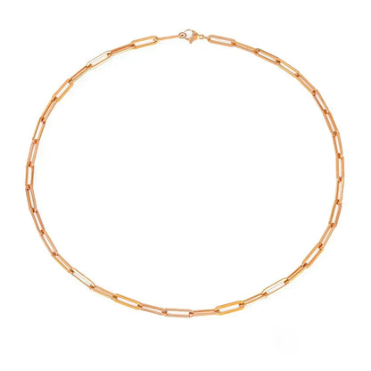 Archen™ | Gold Elegant Chain Necklace by Rose & Oliver - product image 3