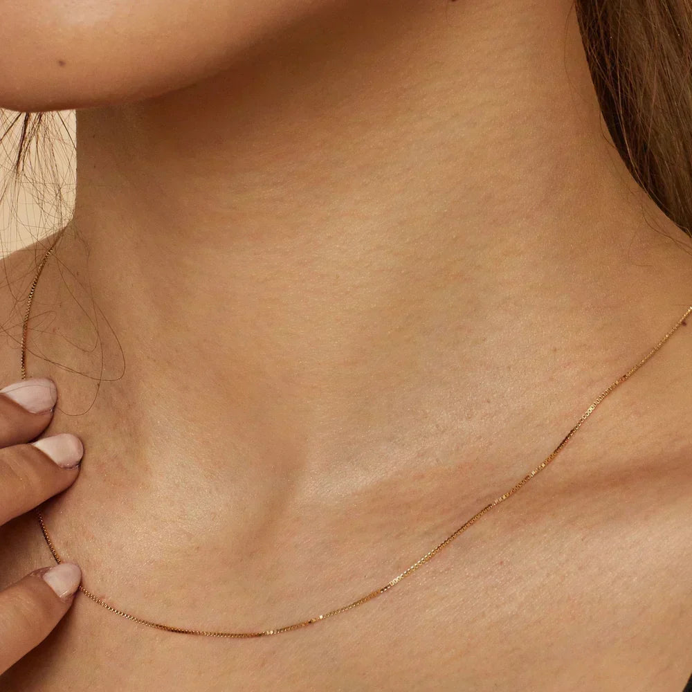 Bodega™ | Gold Box Necklace by Rose & Oliver - product image 2