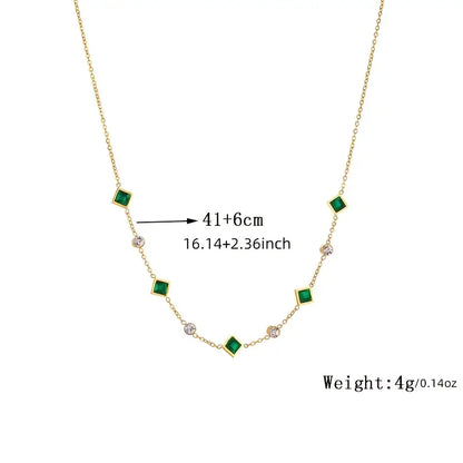 Amelisse Glenwyn Necklace | Gold by Rose & Oliver, additional angle