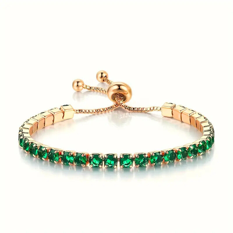Bracelete Alessia Moreau Rose & Oliver em ouro, com acabamento brilhante e design elegante.
