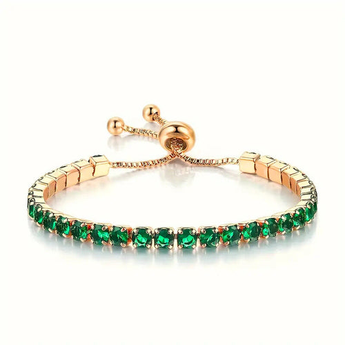 Bracelete Alessia Moreau Rose & Oliver em ouro, com acabamento brilhante e design elegante.