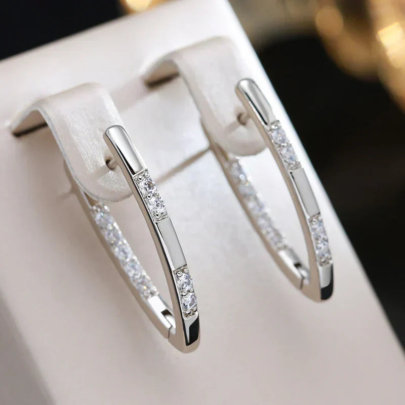 Exquisite Zirconia Earrings by Rose & Oliver, main product view